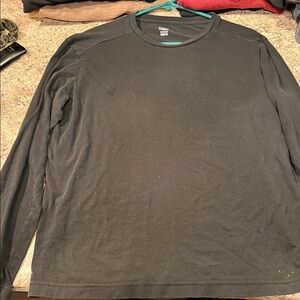 Athletic Works Men's Charcoal Long Sleeve Tee